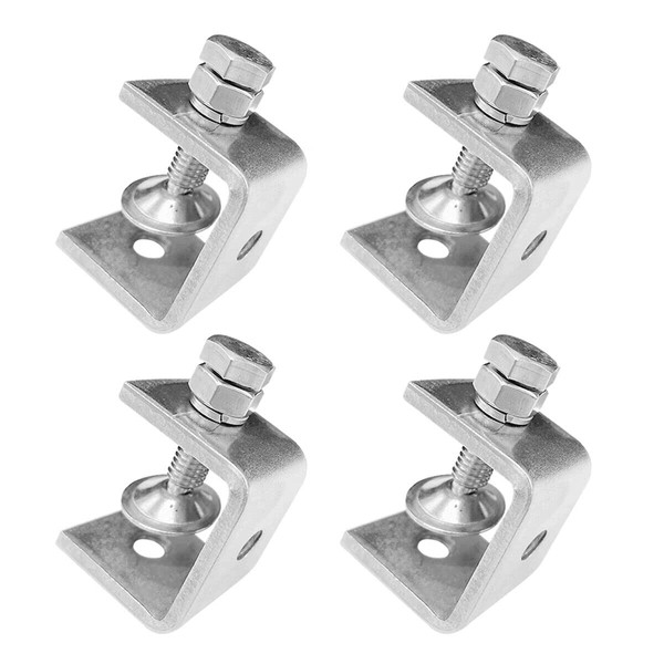 4Pcs Stainless Steel C Clamps Mini 16-25Mm for Mounting, Heavy