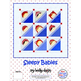 Amy Bradley Designs Sleepy Babies Quilt Pattern, Multi