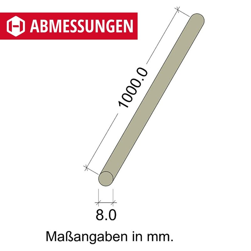 Gedotec Smooth Round Rods