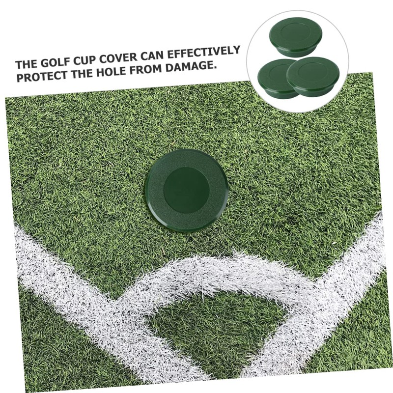 Mipcase 3pcs Golf Putting Cup Cover Golf Hole Training Accessories