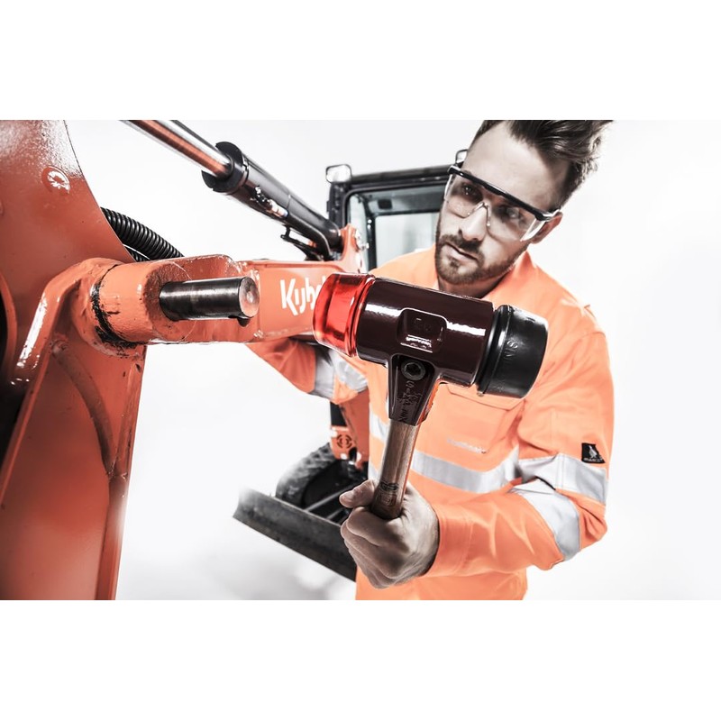 Simplex Schonhammer, Plastik; mit Tempergussgehäuse und hochwertigem Holzstiel | D=40