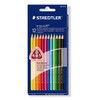STAEDTLER Ergo Soft Colouring Pencils, Increased Breaking Strength, Triangular, Set