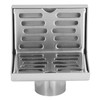 Corner Floor Drain 304 Stainless Steel Surfaces Drawing Process L