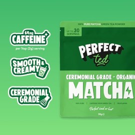 PerfectTed Ceremonial Grade Organic Matcha Powder - 30g
