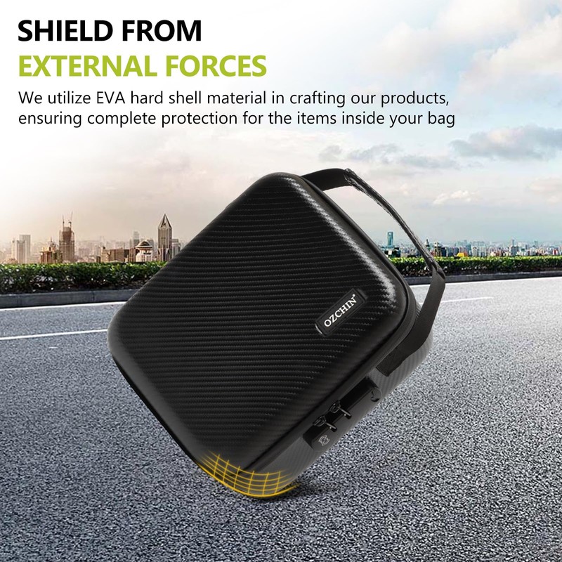 OZCHIN Smell Proof Portable Protection Hard EVA Bag With Combination