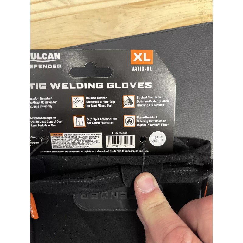 Vulcan Professional TIG Welding Gloves Vulcan Defender - size XL