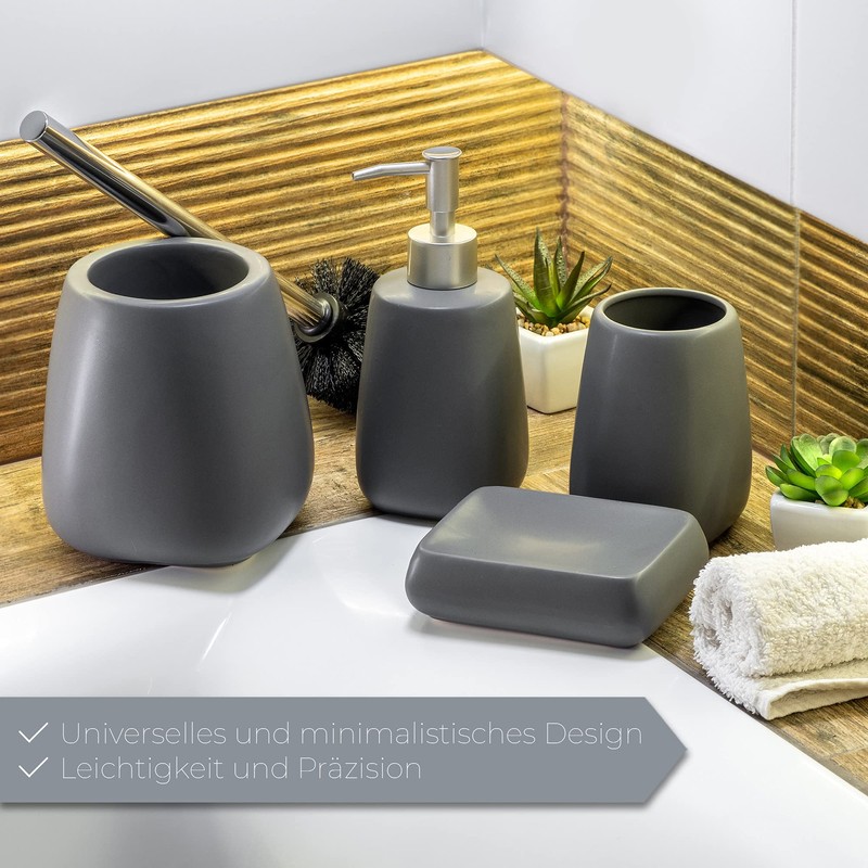 KADAX Soap Dispenser with Pump, Ceramic Matte Lotion Dispenser for
