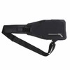 Small Chest Bag Black Color Oxford Fabric Sling Backpack with