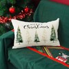 ONWAY Merry Christmas Trees Pillow Covers 12x20 Inch Xmax Tree