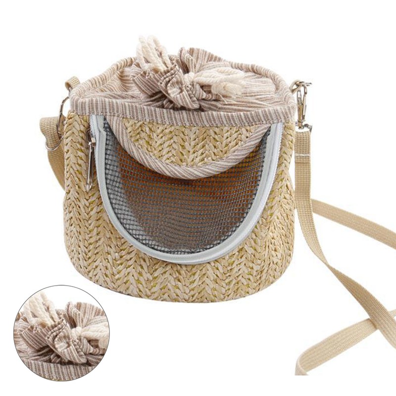 Hamster Shoulder Bag Breathable Soft Warm Adjustable Strap Small Pet