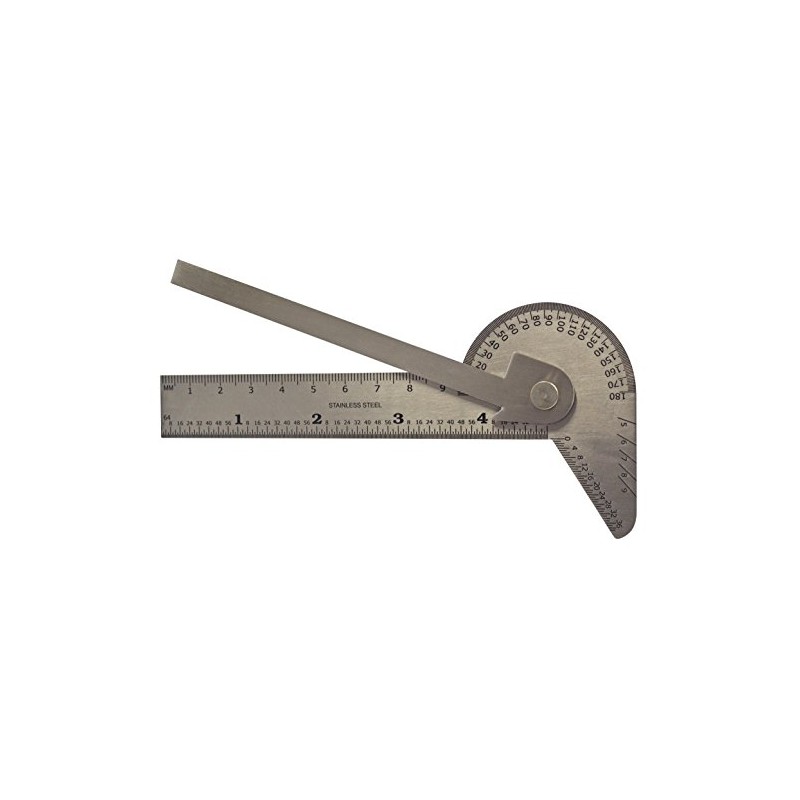 Faithfull FAIGAUGEMULT 100 mm Multi-Purpose Angle Protractor