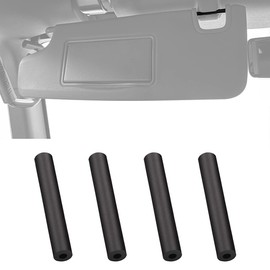4Pcs Sun Visor Repair Tube Kit for Jeep Wrangler JK JKU 2007-2017 Driver & Passenger Side Sunvisor Repair Set