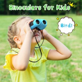 EUTOYZ Binoculars, Boy Toys for 3-10 Year Old Boy Girl Gift for 3-12 Year Olds Boys Toys Age 3-10 Toddler Toys Kids Sensory Toys Age 3 4 5 6 Sensory Toys Child Birthday Gifts Outdoor Toys Light Blue