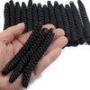 Haolocs 3 Packs Saniay Curl Crochet Braids Short Crochet Braiding