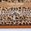 WOCCI Flower Series Genuine Leather Watch Band, Quick Release Replacement