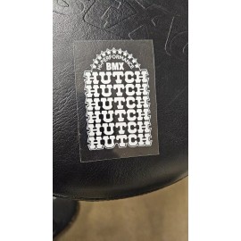 Hutch Vintage Hutch Headbage BMX Decal White GT Redline Haro Skyway Mongoose Race Inc