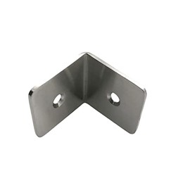 Angle Connectors Square Stainless Steel Hole Angle Connector Pack of 10