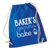 Hippowarehouse Baker's Gonna Bake Drawstring Cotton School Gym Bag 37cm