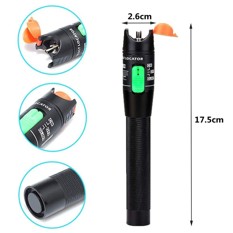 Delipop 30MW Visual Fault Locator Fiber Optic Cable Tester Range