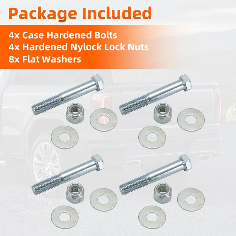Rear Shock Bolt Kit Upper & Lower for Silverado Sierra