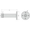 BASI Wall Door Stopper for Wall Mounting Stainless Steel Door