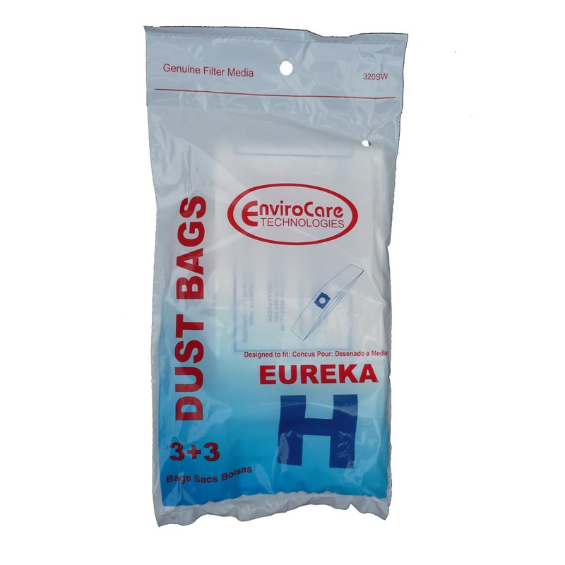 EnviroCare Replacement Vacuum Bags for Eureka H Canisters 6 bags