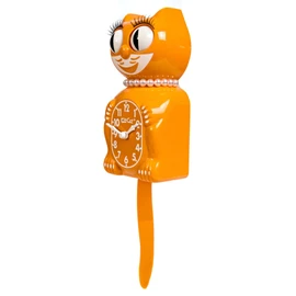 Kit-Cat Clock Lady - Festival Orange