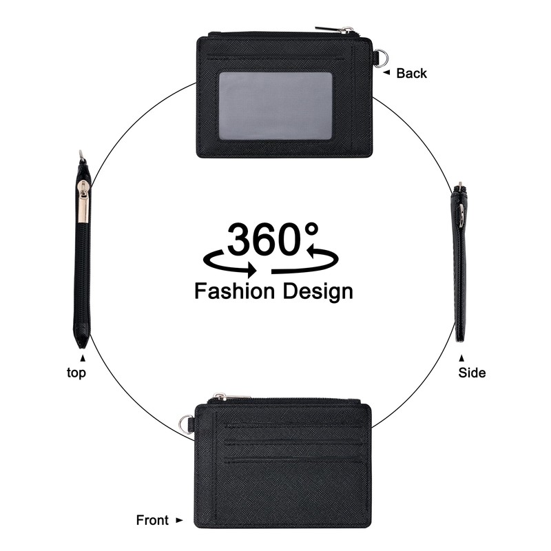 Toughergun Credit Card Holder for Women Slim RFID Blocking Wristlet