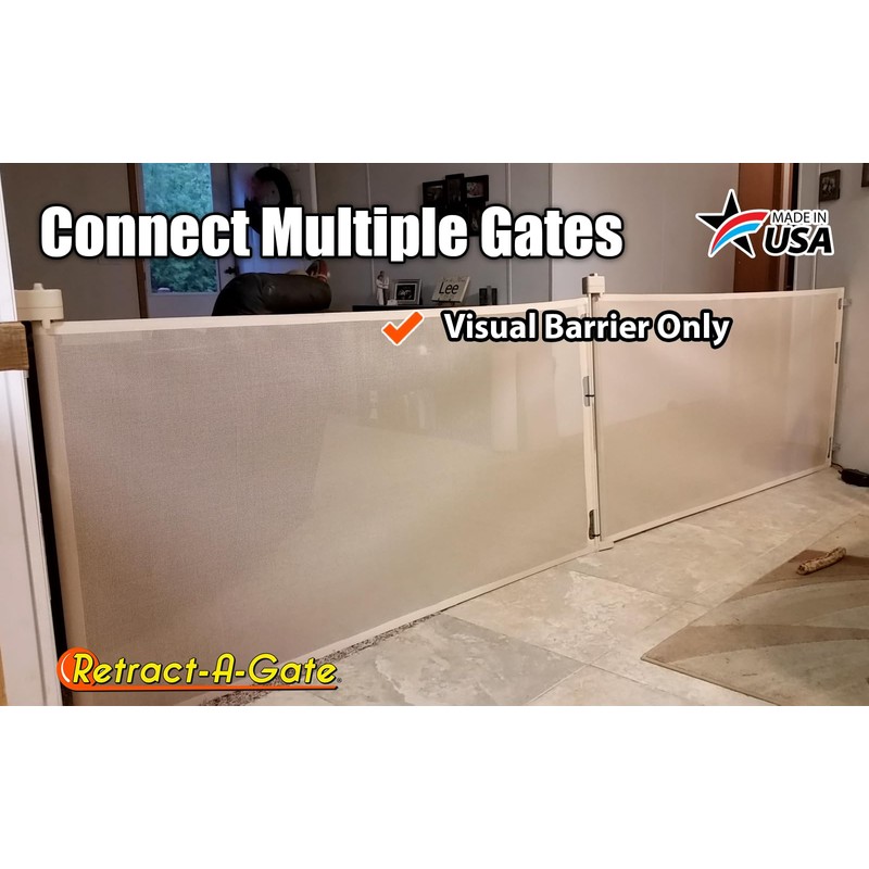 Retract-A-Gate 52" Café: The Original and only Made in USA