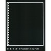 コクヨ アルバム フォトアルバム替台紙 四ツ切 とじ具 25穴 11枚 ア-94