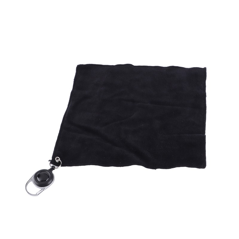 1 Pcs Double‑sided Plush Cotton Golf Club Cleaning Towel Cloth