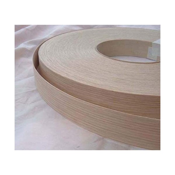 Pre Glued Iron on Oak Wood Veneer Edging Tape 50mm