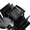 Stove Fan 6 Blade Mini Fireplace Fan Heat Powered Wood