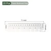 YOKIVE 20 Pcs Plastic Bookmark Ruler,Office Book Mark Page Marker