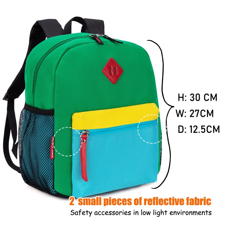HawLander Little Kids Backpack, Toddler School Bag for Boys Aged