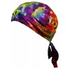 BCAH Tie Dye Bandana Headwrap Skull Cap Dorag Motorcycle Doo