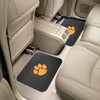 FANMATS 12257 NCAA Clemson Tigers Back Row Utility Car Mats