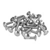 30Pcs M8x1.25 Screw Bolt A2 Stainless Steel Cup Square Coarse