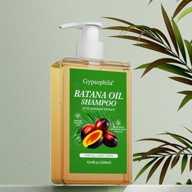 Gypsophila Batana Oil & Rosemary Shampoo - Nourishing & Regenerating - Soft, Volumizing Cleanser for Men & Women Reduce Hair Loss Shampoo(10.14 fl oz / 300 ml) Conditioner Cleansing Repair Gentle