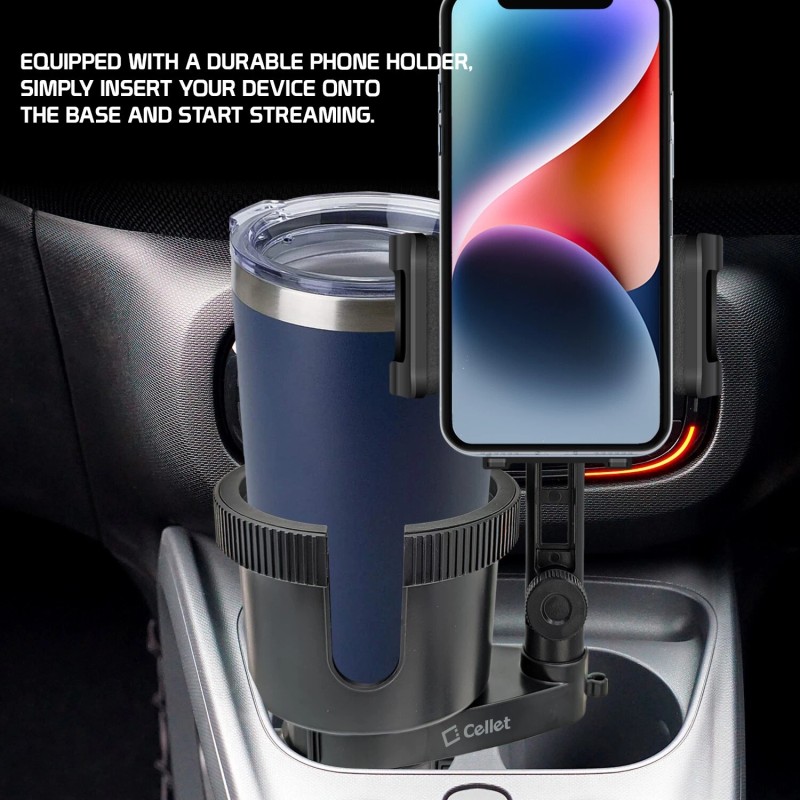 Car Cup Holder Mount, Built in Cup Holder and Gooseneck