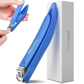 2025 Nail Clippers for Men with Catcher, Ergonomic Lever Toenail Clippers for Seniors Thick Nails, Ultra-Sharp Large Toe Nail Clippers with Long Handle, Fashionable Gifts for Men/Women/Adult
