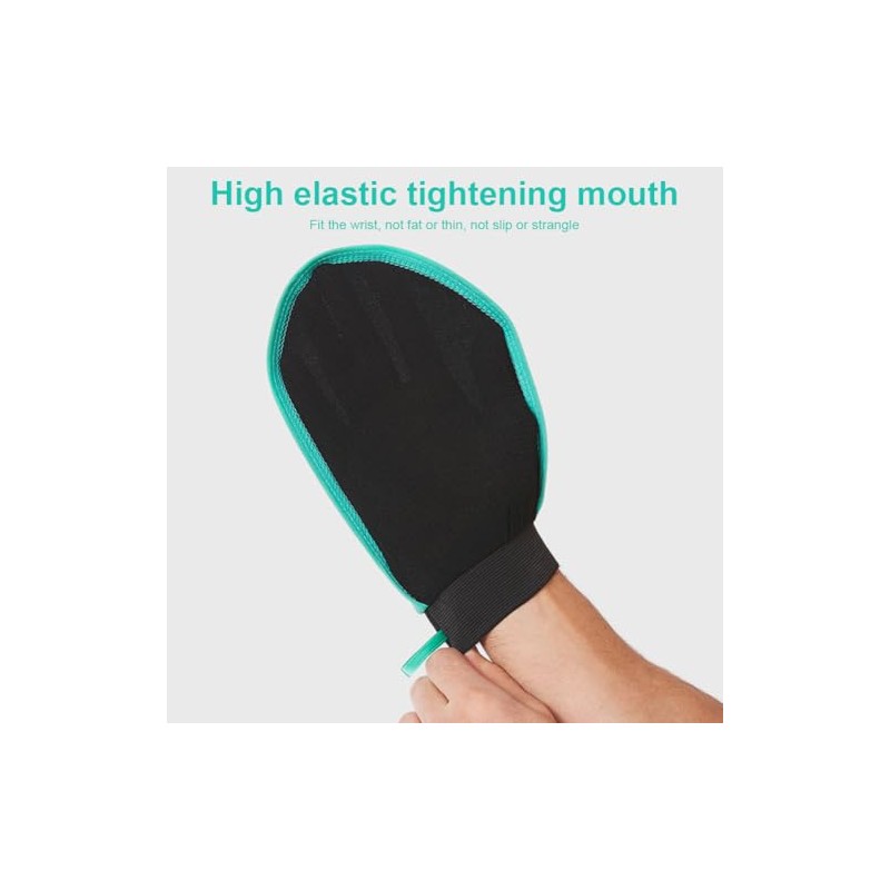 2 Pack Exfoliating Glove Mitt, Reusable Body Scrub Gloves for