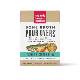 Honest Kitchen 5.5 Oz Dog Pour Over Grain Free Bone Broth Turkey & Salmon Stew for Dog (Single)