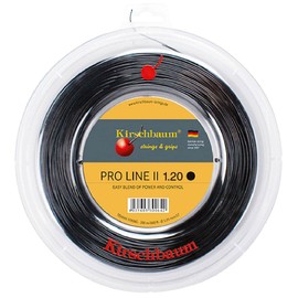 Kirschbaum Reel Pro Line II Tennis String, Black, 1.25mm/17-Gauge, PLII125-200