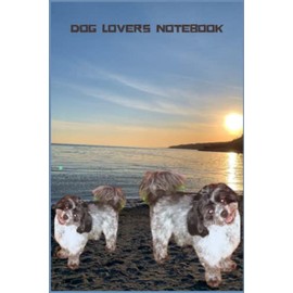 Dog Lovers Notebook / Shih-Tzu / Poodle mix / Pet / Animal / Nature / Water / Beach / Women / Men / Teens / Boys / Girls / Grandma / Grandpa / Cute / Gift Journal /
