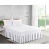 Plain 100% Egyptian Cotton Fitted Valance Sheet | Easy Care