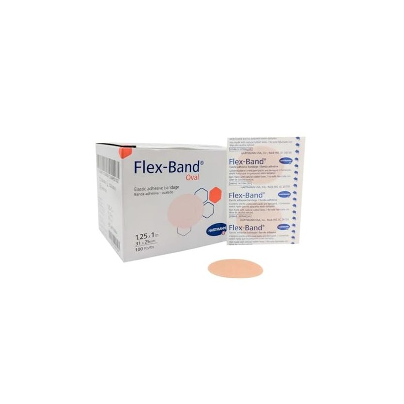 Flex-Band Bandages, Oval Pack of 100