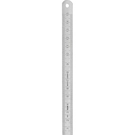 Flexible steel ruler mm/mm Increments, W x D 18 x 0.5 mm Rust-Free Right – 5000 mm