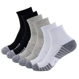 micsun Calcetines Deportivos para Hombre, Calcetas de Algodón Transpirable, Calcetín Tobilleros Acolchados, Calcetines Absorbe el sudor y Duradero para Correr, Basquetbol, Gym, Aire Libre, DW XL