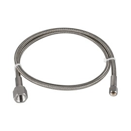 FITOK PTFE-Lined Braided Hose 3/8 FNPT x Female JIC 37° Swivel 316 SS 96 in Long